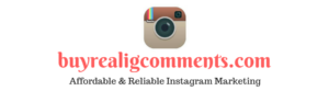 buy real ig comments logo